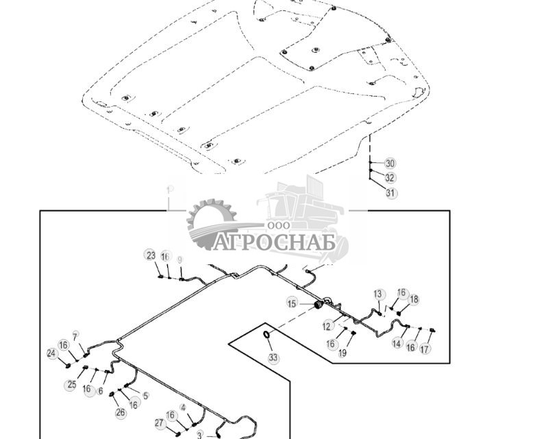 Жгут проводов крыши кабины - ST879464 168.jpg